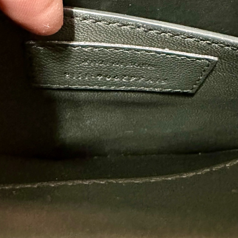 YVES SAINT LAURENT ❤️🌟 DEEP GREEN MEDIUM PYTHON … - image 13